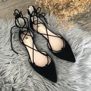 Louise et Cie Abri D’Orsay Lace Up Flats